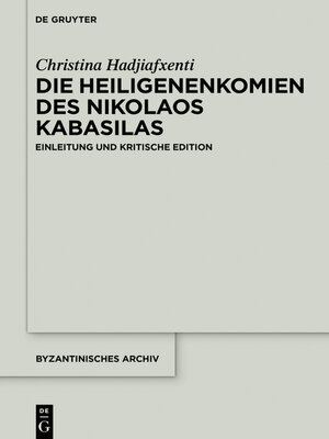 cover image of Die Heiligenenkomien des Nikolaos Kabasilas